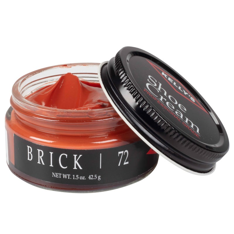 KELLYS Kelly's Brick Shoe Polish 1.5 oz - Professional Leather Shoe Cream - Image 1